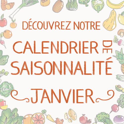 Fruits & légumes : le calendrier de saisonnalité de Janvier 2022, selon Biocoop