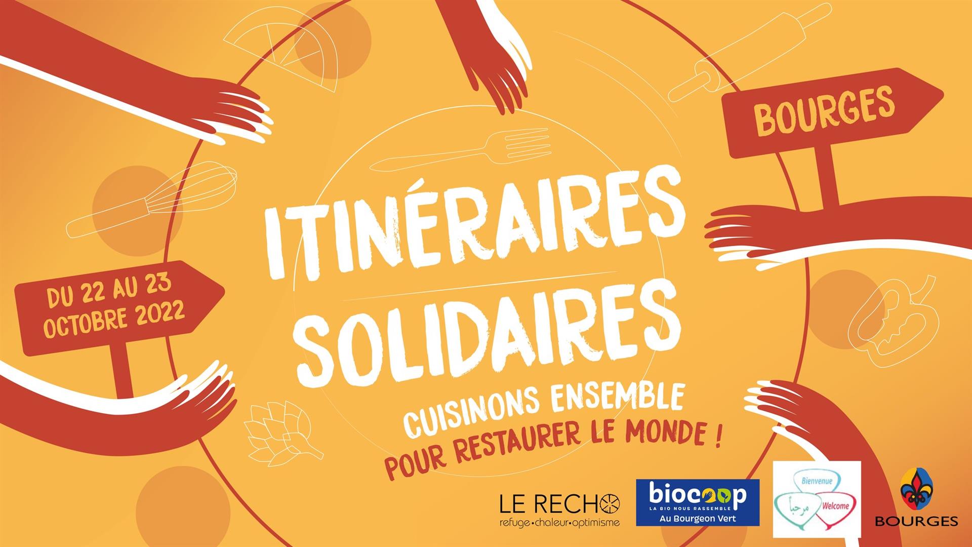 itinéraires solidaires à Bourges : des ateliers cuisine hors du commun ouverts à toutes et tous !