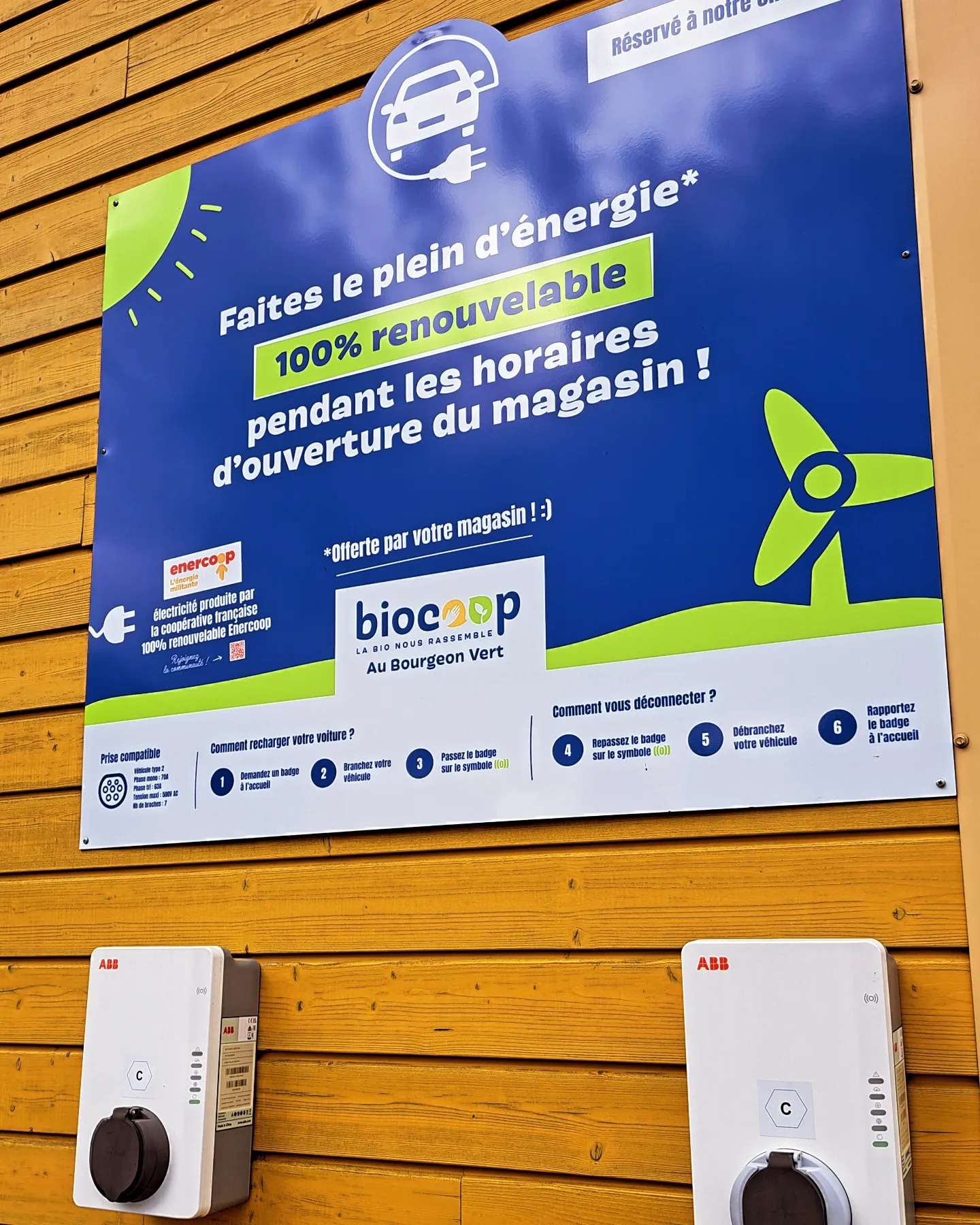 Rechargez gratuitement votre voiture pendant que vous faites vos courses ! Rechargez gratuitement votre voiture pendant que vous faites vos courses !