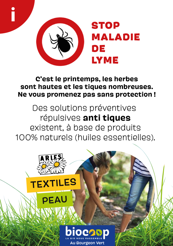 [Maladie le Lyme] Des répulsifs bio anti tiques pour éviter les morsures