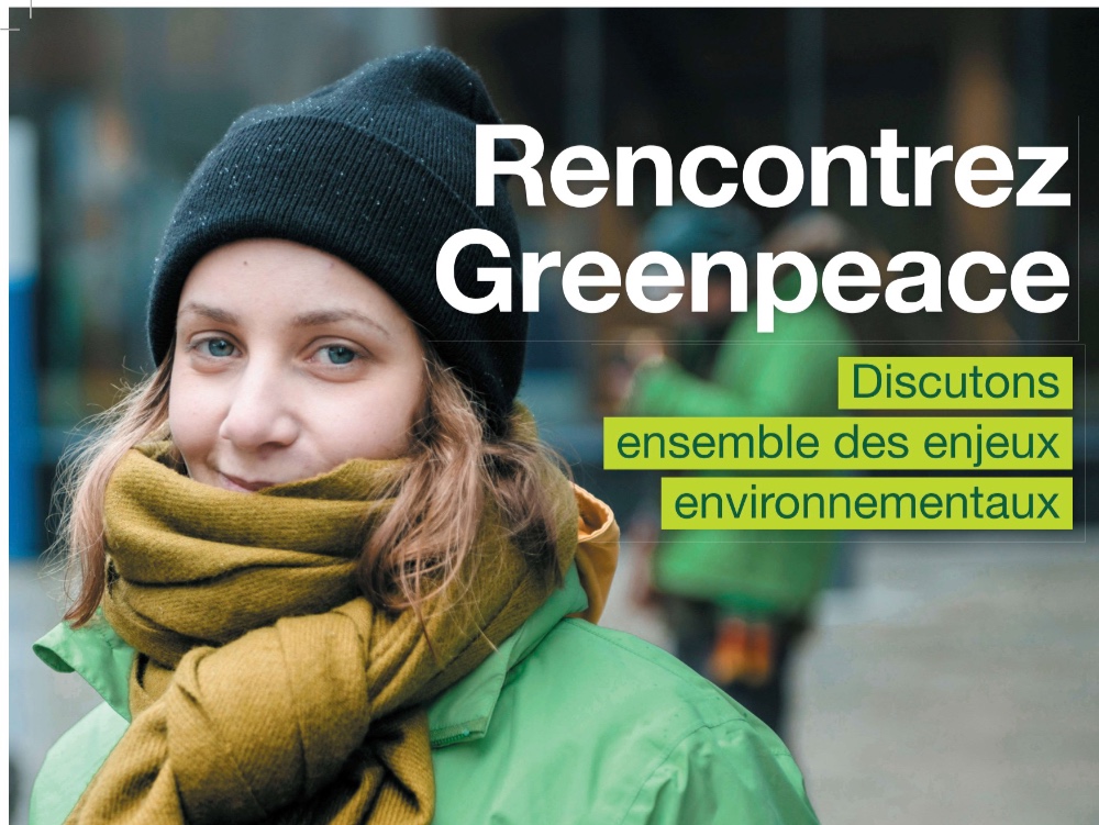 Venez découvrir les actions de l'ONG GREENPEACE !