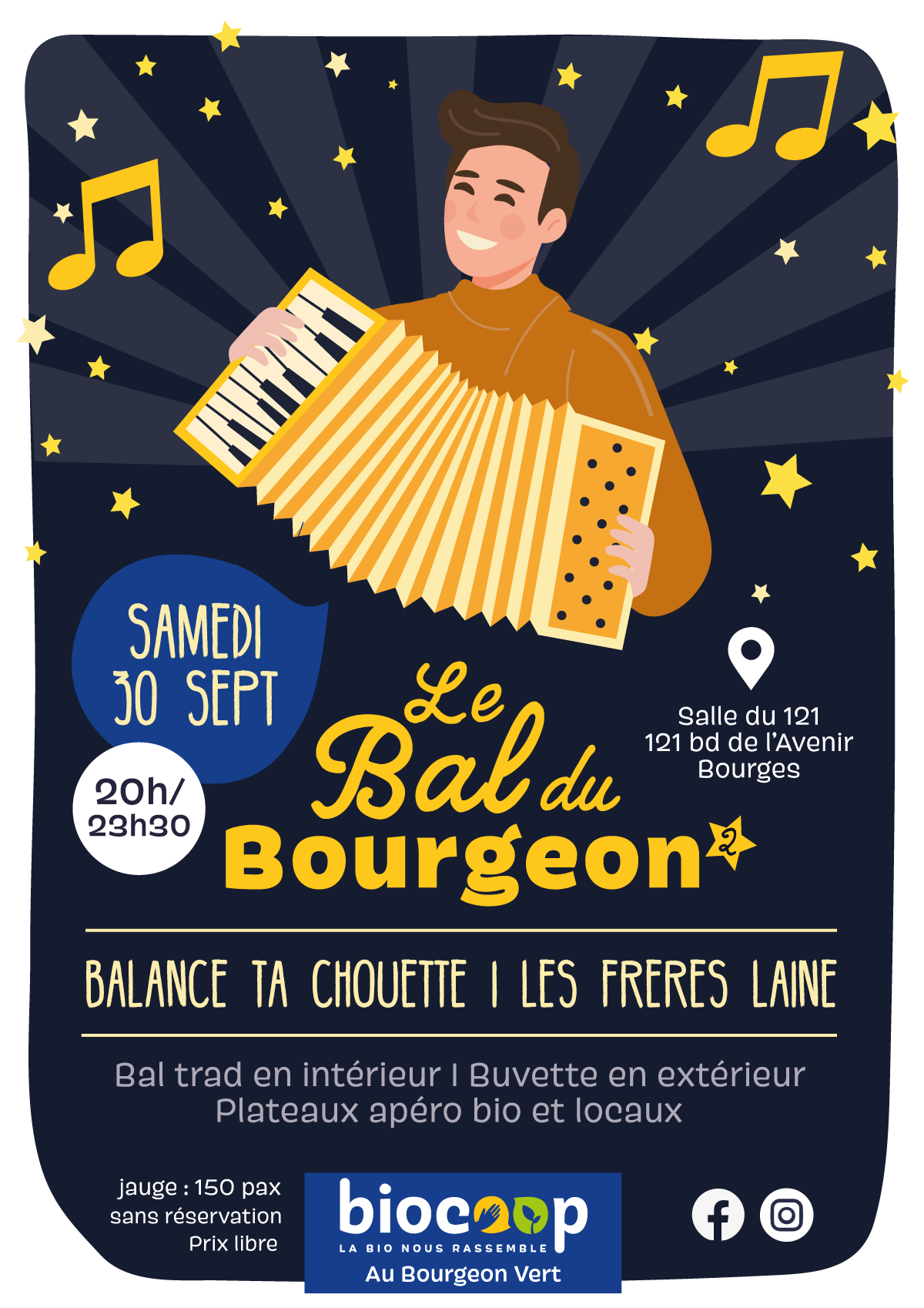 Venez danser et festoyer au 2ème Bal (trad) du Bourgeon ! Venez danser et festoyer au 2ème Bal (trad) du Bourgeon !