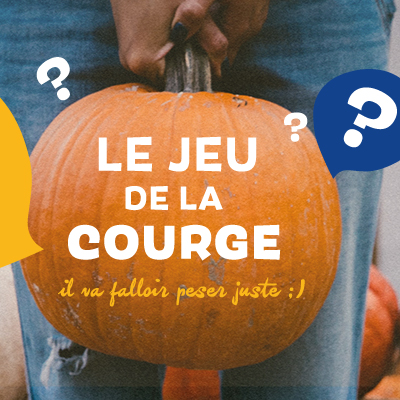 Le jeu de la courge est de retour en magasin ! Il va falloir peser juste ;) Le jeu de la courge est de retour en magasin ! Il va falloir peser juste ;)