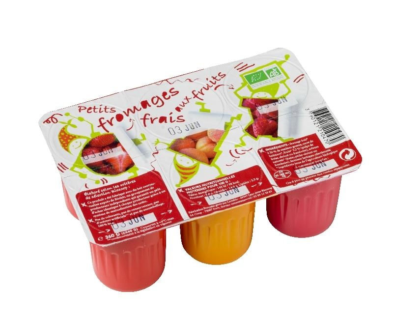 Fromage frais aux fruits 6x60g