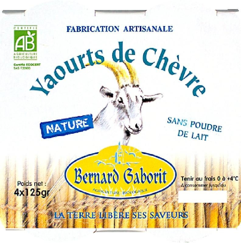 Yaourt de chèvre 4x125g