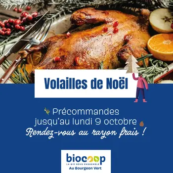 Volailles de Noël : précommandes conseillées avant le 9 octobre !