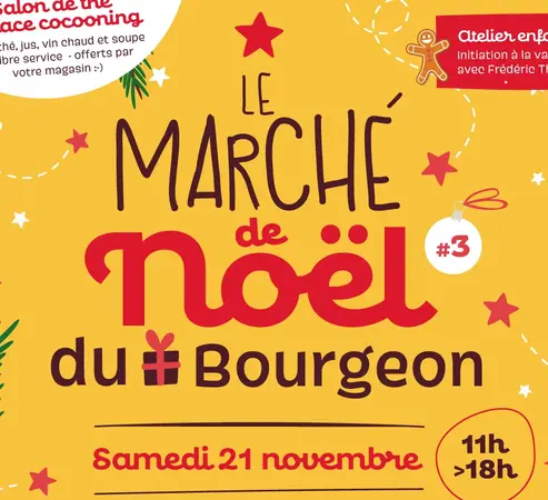 🎅 Le Marché de Noël du Bourgeon revient le samedi 21 novembre pour sa 3ème édition ! 🎅 Le Marché de Noël du Bourgeon revient le samedi 21 novembre pour sa 3ème édition !