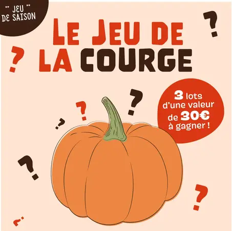 🎃 Le Jeu de la Courge : tentez de gagner de savoureux paniers bio locaux ! 🎃 Le Jeu de la Courge : tentez de gagner de savoureux paniers bio locaux !